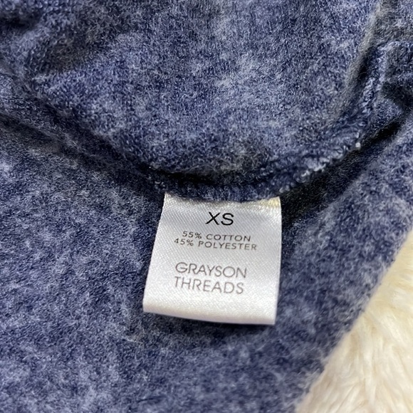 Womens Grayson Threads J Adore Coffee Burnout  Hoodie - Size XS - Picture 6 of 7